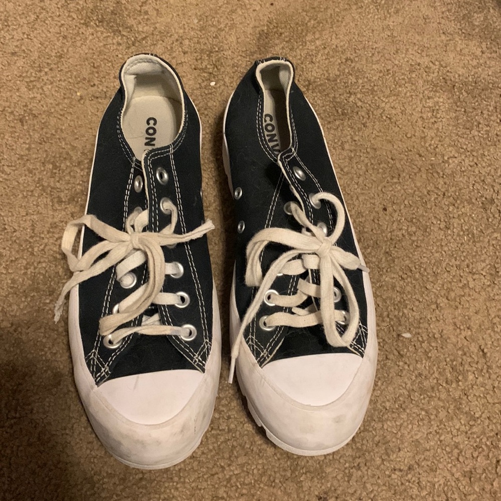 Platform converse low cut